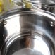 Набір на 2 каструлі Kamille посуд з нержавіючої сталі для приготування їжі для індукції