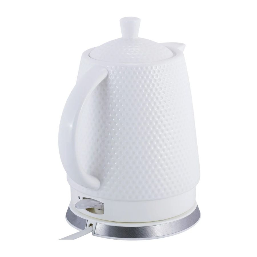 Белый керамический электро-чайник, 1.5 л, электрический чайник Kamille