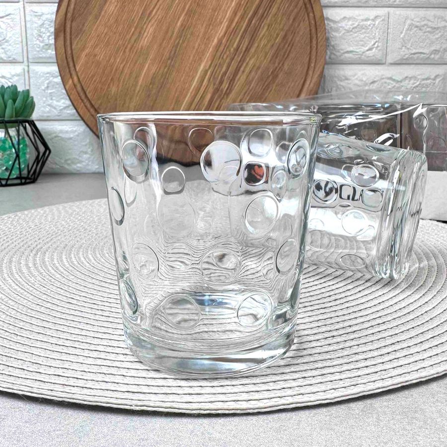 Низкие широкие стаканы 285 мл Олд Фешен Uniglass POP UniGlass