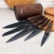 Набор гранитных ножей 6 предметов на подставке Дерево Bohmann