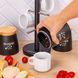 Набор емкостей для сыпучих продуктов 3 шт 7,8&times;11,2&times;11 см металл + бамбук Kamille