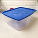 Плоский пластиковий контейнер для зберігання та заморожування їжі 1.5л, Угорщина