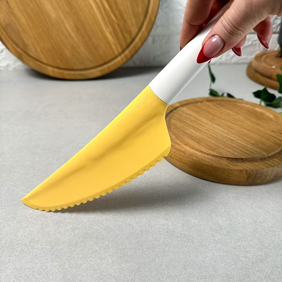 Ніж кондитерський пластиковий для різання тіста по силіконовому килимку (2282) Без бренда