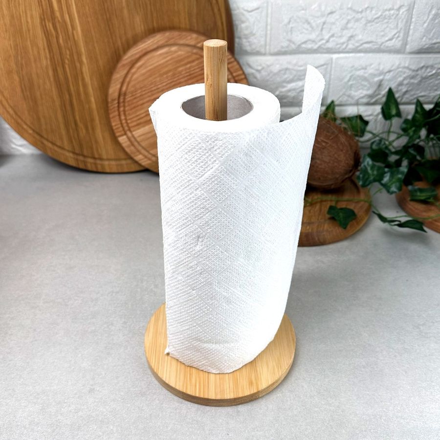 Деревянный держатель для бумажных кухонных полотенец Simple Без бренда