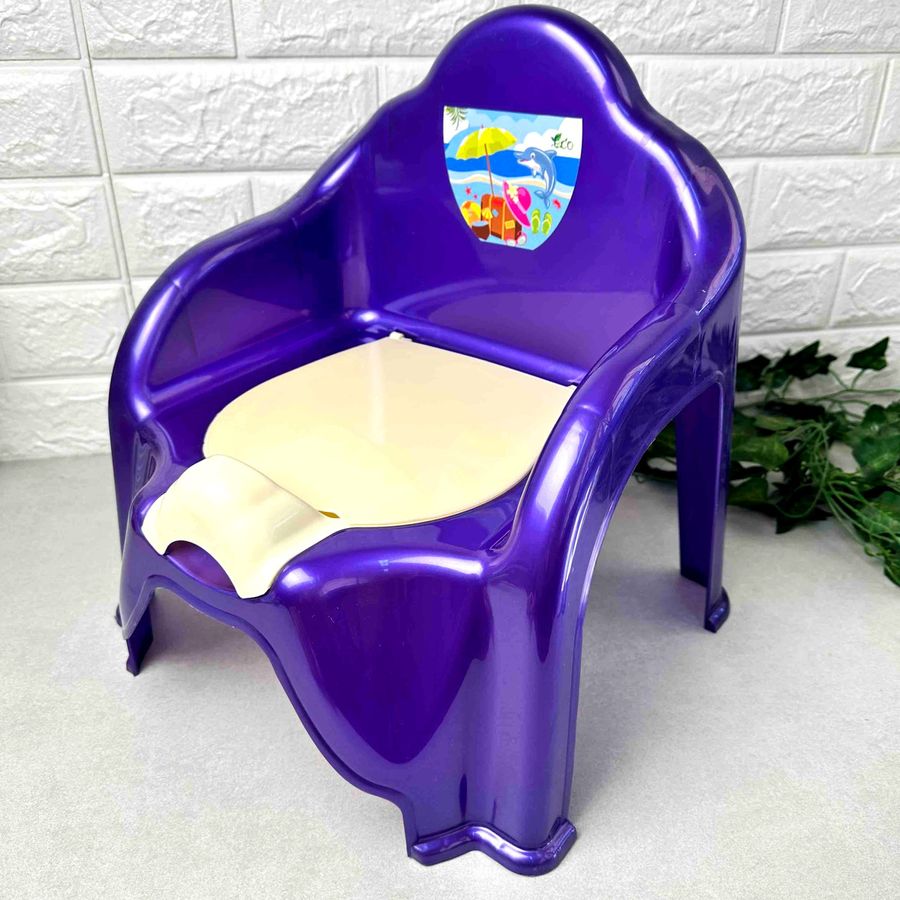 Детский горшок-стульчик Фиолетовый Бамбино Dunya Plastic
