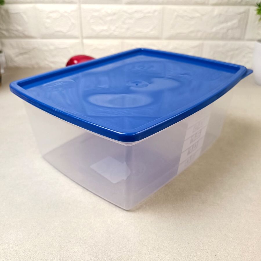 Плоский пластиковый контейнер для хранения и заморозки пищи 1.5л, Венгрия IL-PE