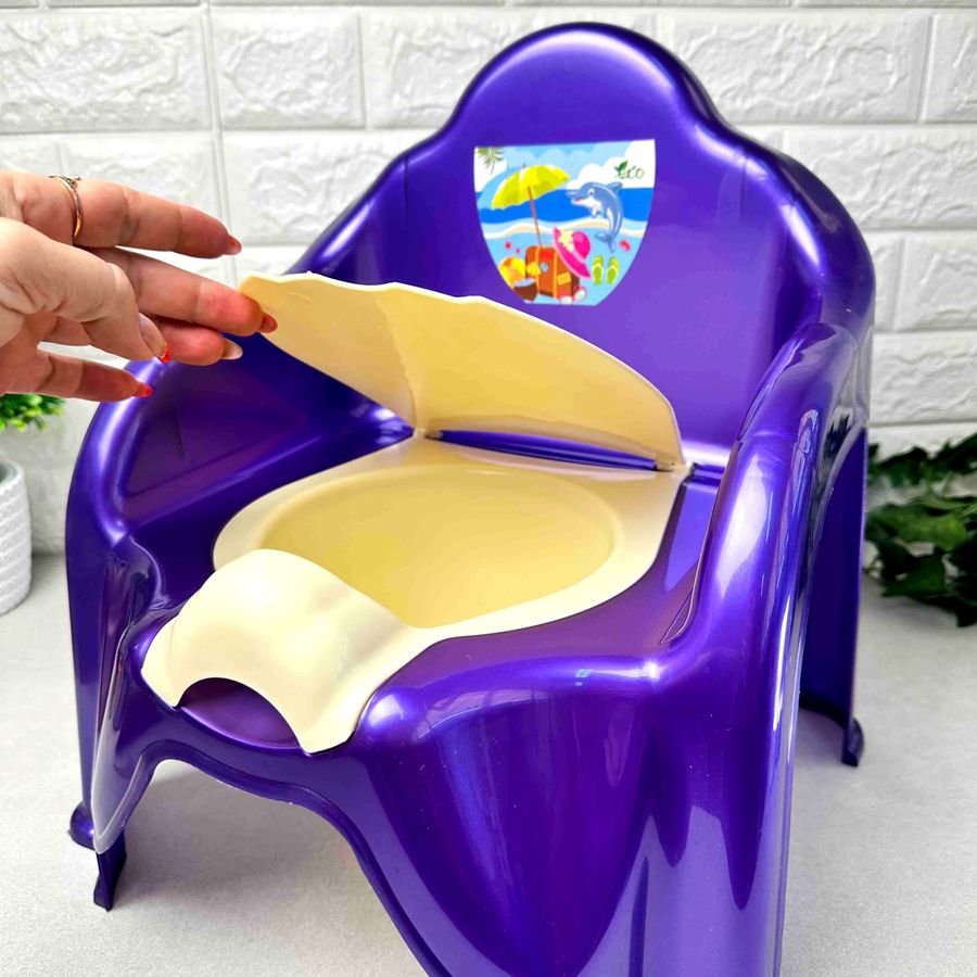 Детский горшок-стульчик Фиолетовый Бамбино Dunya Plastic
