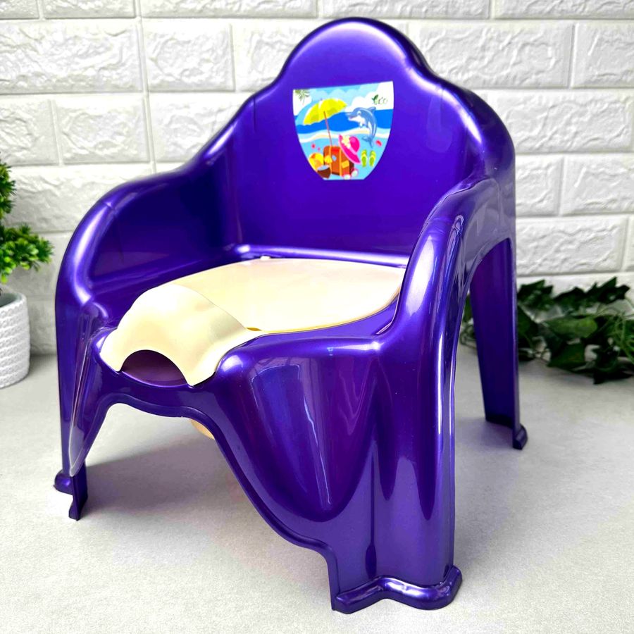 Дитячий горщик-стульчик Фіолетовий Бамбіно Dunya Plastic