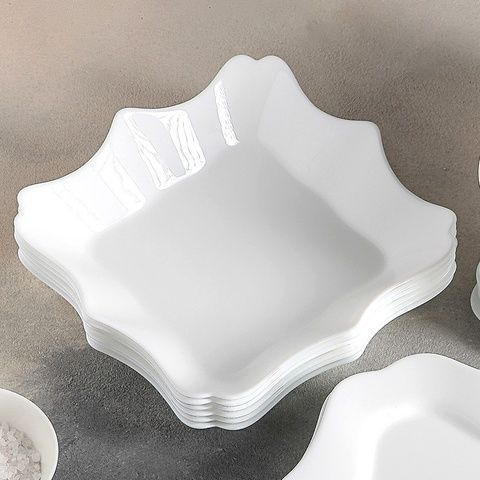 Тарелка квадратная суповая белая Luminarc Authentic White 206 мм (j1342) Luminarc