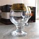 Набір високих склянок з позолотою 390 мл 6 шт Гусь-Хрустальний Лагуна (EAV259-812/S)