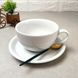 Чайна чашка 250мл+блюдце Lubiana Ameryka Horeca (104,112)