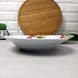 Тарелка суповая полупорционная с маками Мак и Ромашка (4355)