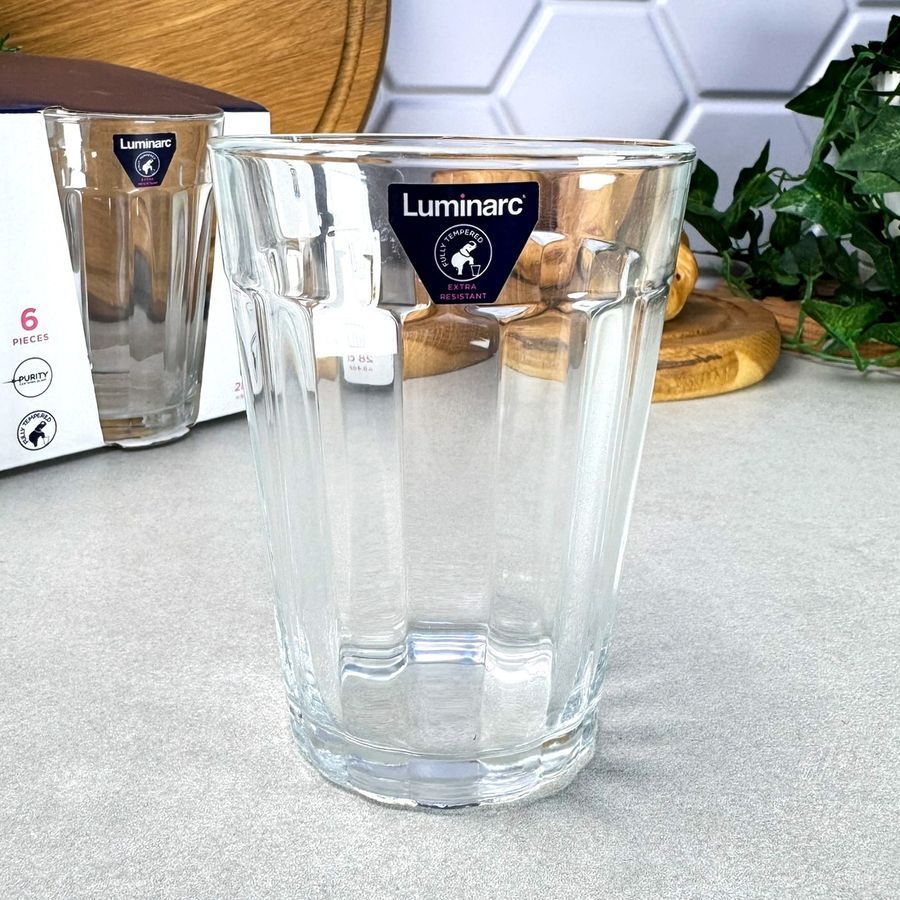 Грановані склянки 280 мл 6 шт Luminarc Luminarc
