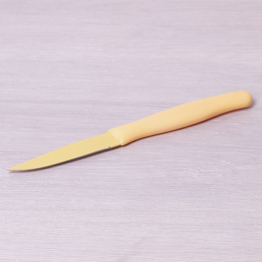 Нож кухонный прямой Kamille для чистки овощей с покрытием "non-stick" Kamille