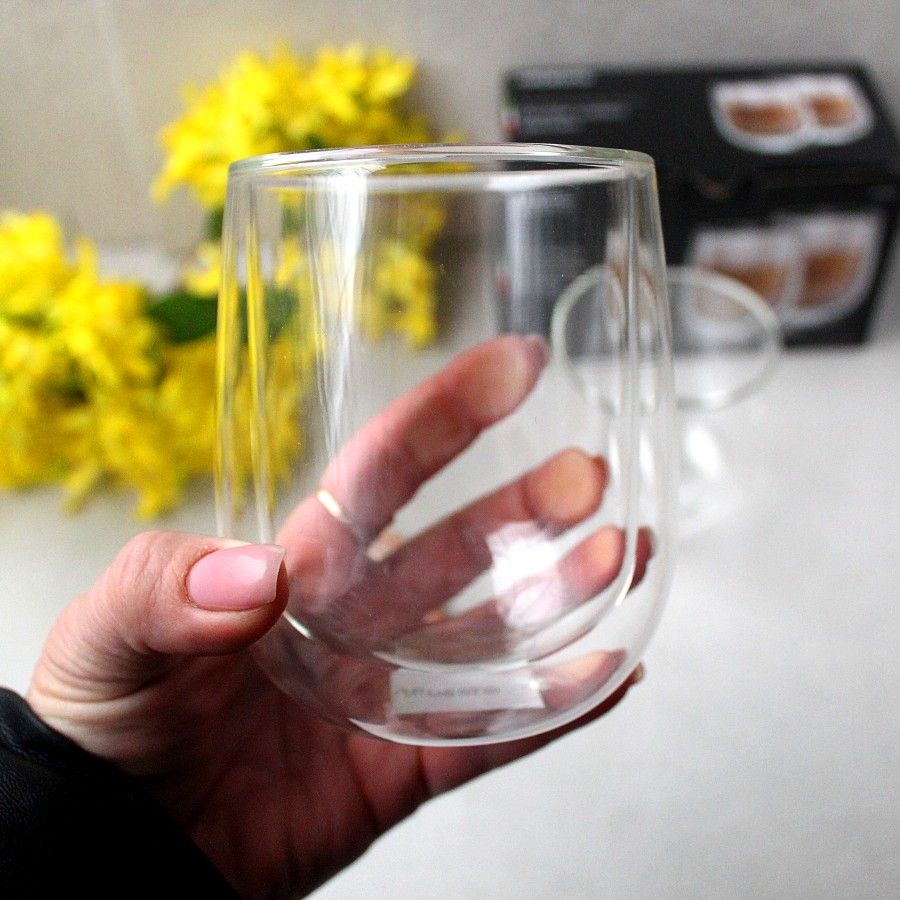 Набір склянок з подвійним дном 360 мл 2 шт Ardesto (AR2636G) Ardesto