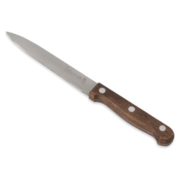 Нож кухонный универсальный из нержавеющей стали с деревянной ручкой Kamille Kamille
