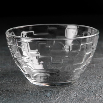 Середній скляний салатник ОСЗ Лабіринт для декорування (09с1447) ОСЗ