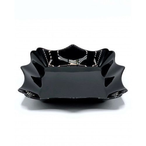 Чорна супова тарілка із хвилястими краями Luminarc Authentic Black Luminarc