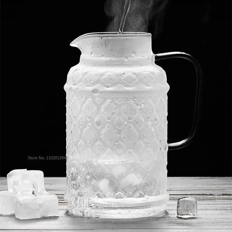 Стеклянный чайник-кувшин из боросиликатного стекла 1,8 л Antique Hell