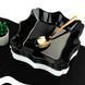 Чорна супова тарілка із хвилястими краями Luminarc Authentic Black