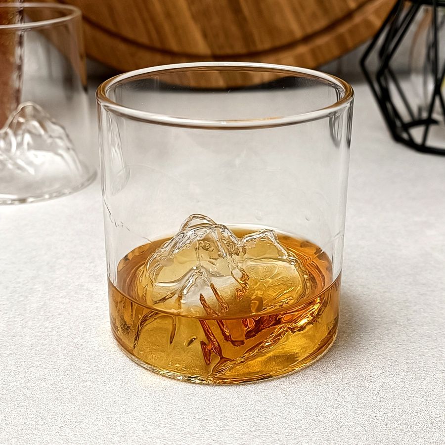 Низька склянка в японському стилі Гори 300 мл Hell