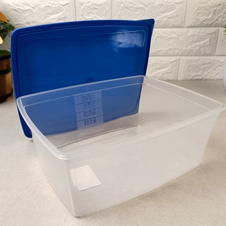 Герметичный пластиковый контейнер для хранения и заморозки пищи 2.5л IL-PE
