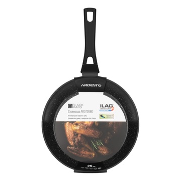 Большая сковорода 28 см для индукции Ardesto Black Mars Orion Ardesto