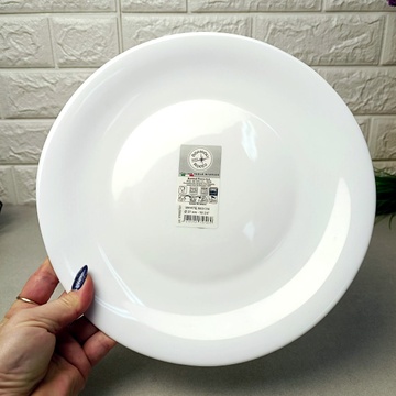Плоская подставная тарелка без бортов 27 см Bormioli Rocco WHITE MOON Bormioli Rocco