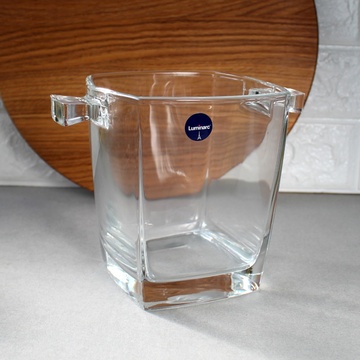 Стеклянное ведро для льда с квадратным дном Luminarc Sterling 1л (p6013) Luminarc