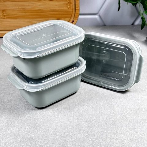 Контейнери для їжі пластикові 500 мл (3 шт) EasyKeep Dunya Dunya Plastik
