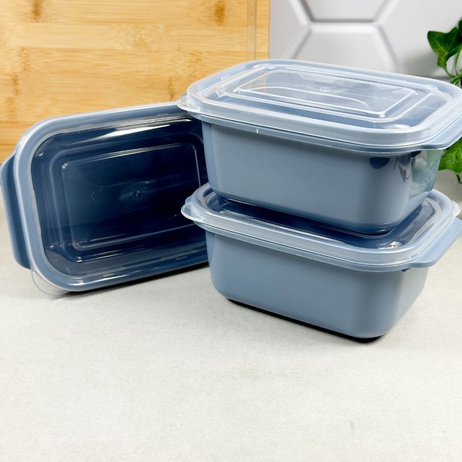 Набор пищевых контейнеров Dunya EasyKEEP 3&times;1 л с крышками 31262 Dunya Plastik