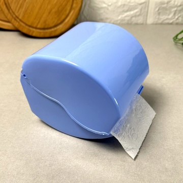 Блакитний пластиковий настінний тримач для туалетного паперу СД СД Свет