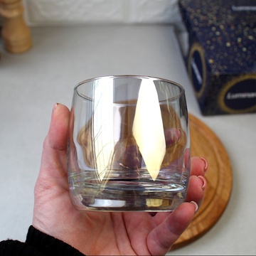 Набір низьких перламутрових склянок Luminarc Золотистий хамелеон 310 мл 4 шт (p9324) Luminarc