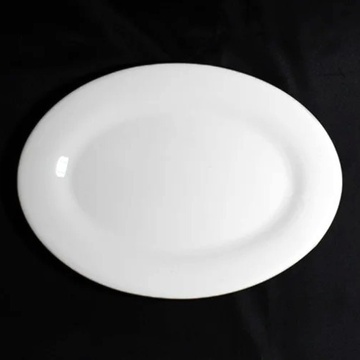 Овальное блюдо для селедки, ресторанная посуда 10" HLS Extra white 180х250 мм (W0113) Hell