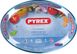 Овальна скляна жароміцний форма для випікання Pyrex 35x24х6.5 см