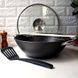 Чугунный казан Wok для плова с антипригарным покрытием 4.5 л для индукции и газа