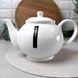 Белый фарфоровый чайник-заварник 1100 мл ARDESTO Imola