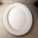 Блюдо овальное белое, посуда для ресторанов HLS 350х500 мм (A1409)