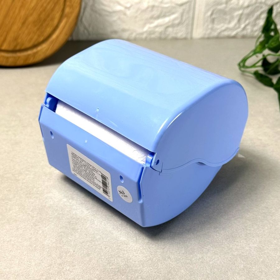 Голубой пластиковый настенный держатель для туалетной бумаги СД СД Свет