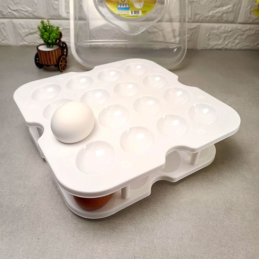 Пластиковий лоток для зберігання та транспортування яєць Violet