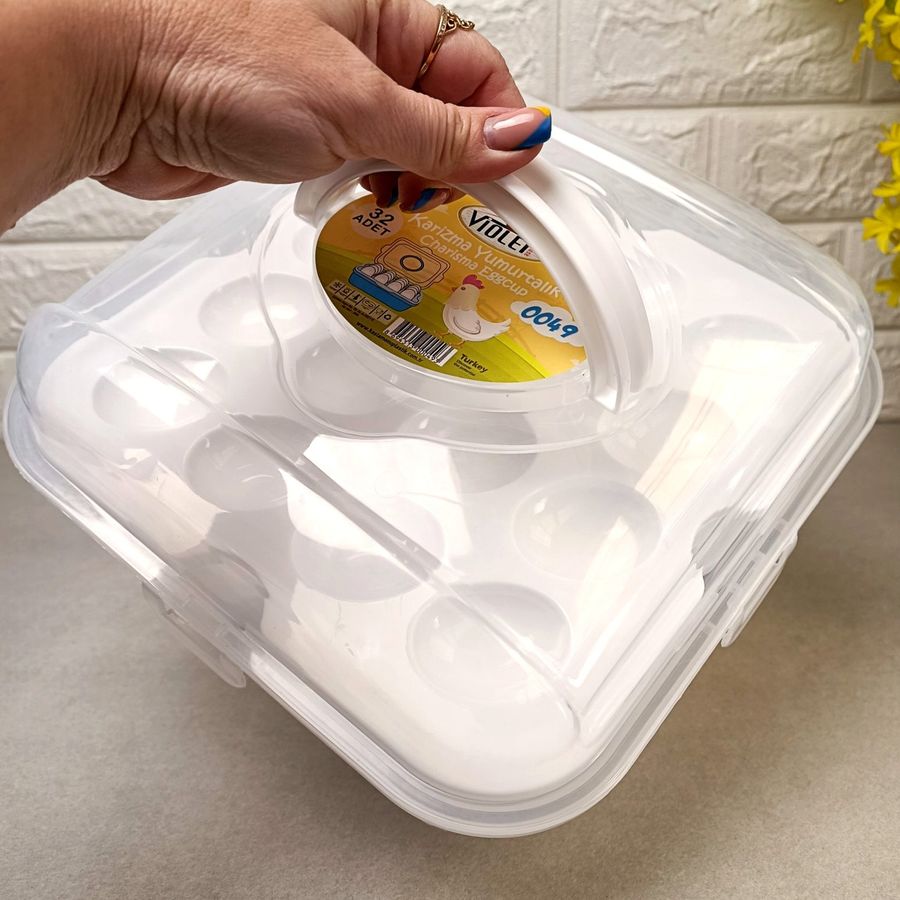 Пластиковый лоток для хранения и транспортировки яиц Violet