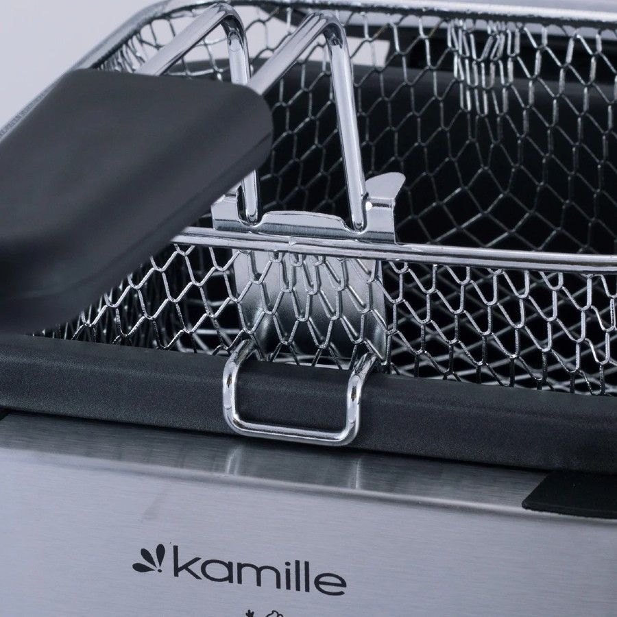 Фритюрниця електрична 900W 1.5 л Kamille Kamille