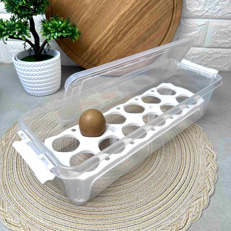 Пластиковый лоток для хранения яиц на 12 ячеек с подставкой BEE HOME