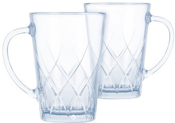 Набір скляних прозорих чашок Luminarc "Swivel" 250 мл (P9046) Luminarc