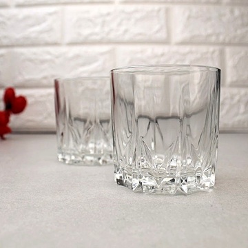 Набір широких скляних склянок Pasabahce Карат 200 мл 6 шт Pasabahce