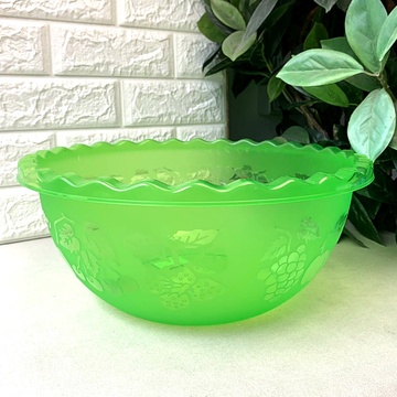 Пластикова декоративна миска для фруктів 3.5л. Ал-Пластик