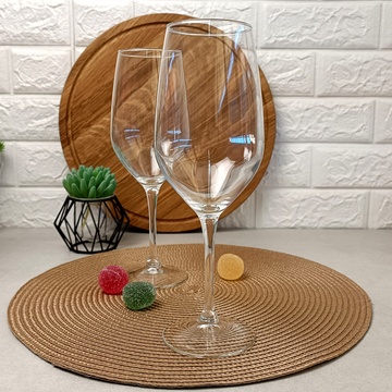Набір великих скляних винних келехів Luminarc "Бордо" 4 шт 580 мл (P6815) Luminarc