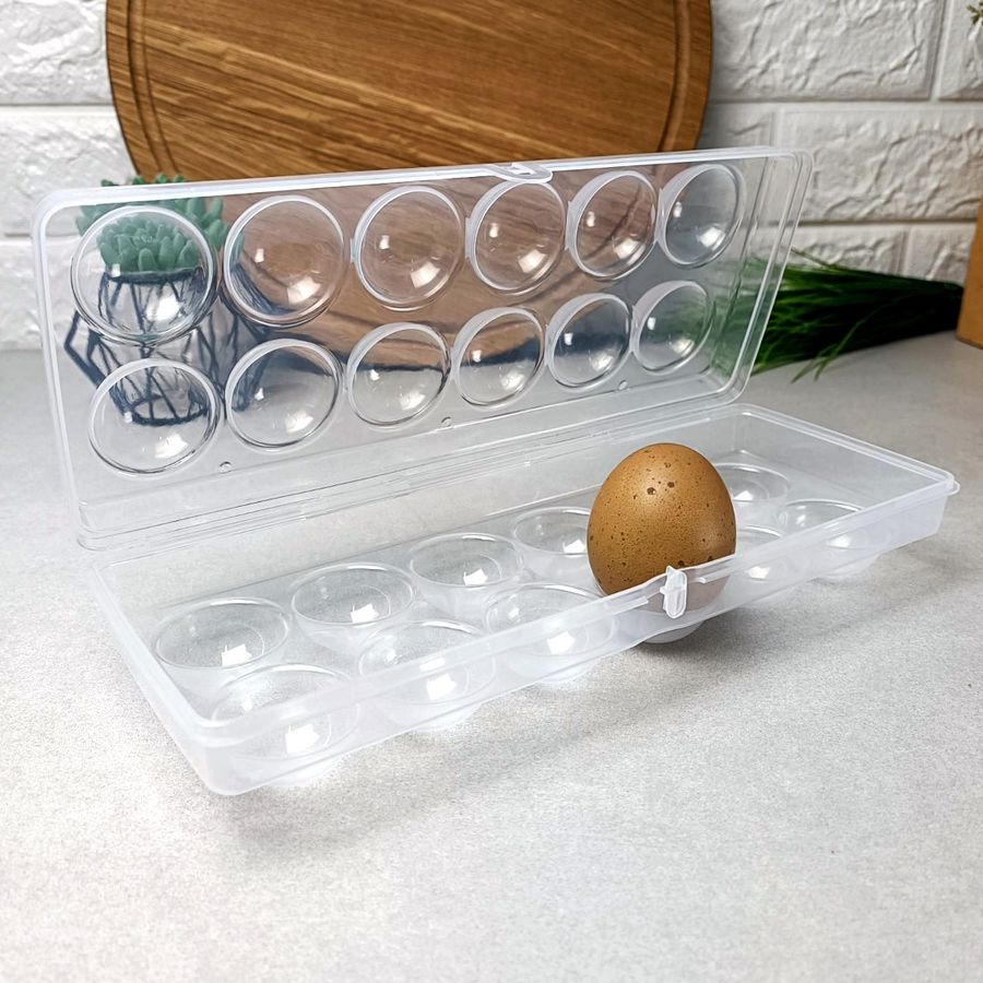 Пластиковый лоток для хранения и транспортировки яиц на 12 ячеек BEE HOME