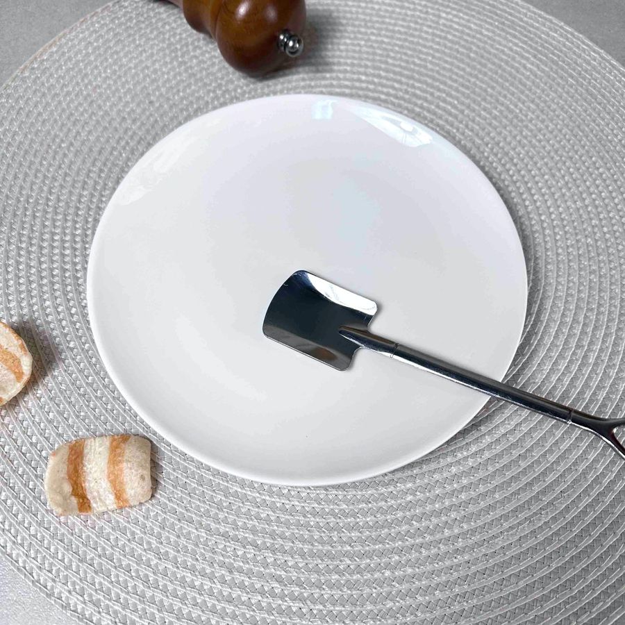 Набор белых пирожковых тарелок 18 см 6 шт ARDESTO Imola Ardesto