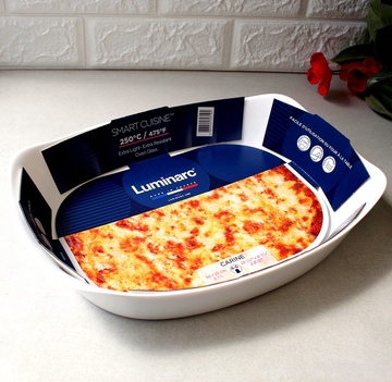 Прямокутне жароміцне блюдо Luminarc Smart Cuisine Carine 34x25 см (P4027) Luminarc